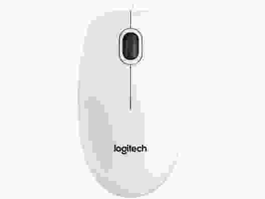 Мышь Logitech B-100 Optical Mouse white (910-003360)