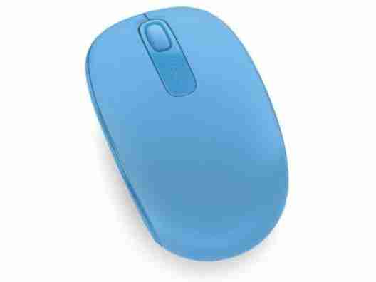Мышь Microsoft Wireless Mobile Mouse 1850 WL Cyan Blue (U7Z-00058)