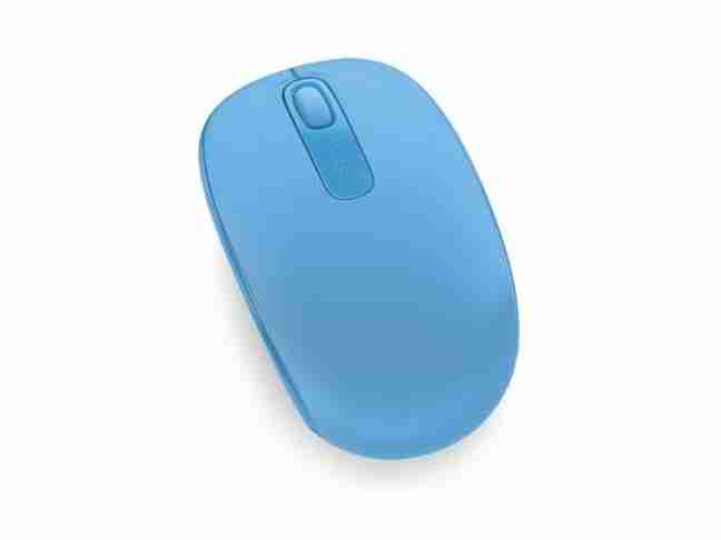 Мышь Microsoft Wireless Mobile Mouse 1850 WL Cyan Blue (U7Z-00058)