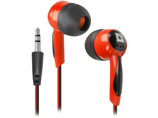 Наушники Defender Basic 604 Black/Red