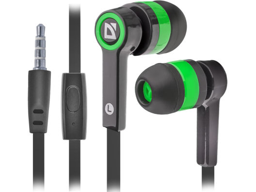 Наушники Defender Pulse 420 Black/Green