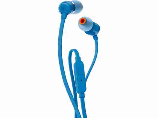 Наушники с микрофоном JBL T110 Blue (jblT110BLU)