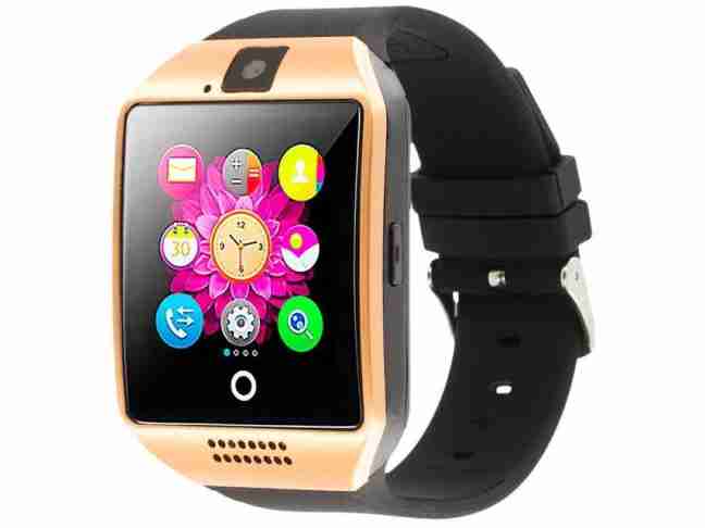 Часы-телефон Smart Watch Smart Q18 (золотистый)