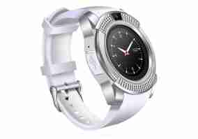 Годинник телефон Smart Watch Smart V8 (сріблястий)