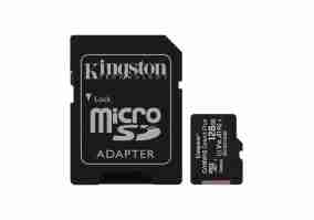 Карта пам'яті Kingston 128 GB microSDXC Class 10 UHS-I Canvas Select Plus + SD Adapter (SDCS2/128GB)