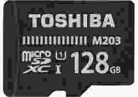 Карта памяти Toshiba 128 GB microSDHC M203 UHS-I Class10 + SD-adapter (THN-M203K1280EA)