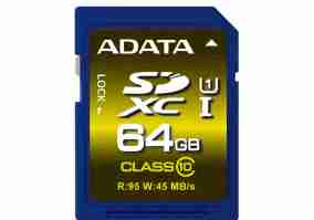 Карта пам'яті ADATA 64 GB Premier Pro (SDXC UHS-I U1)
