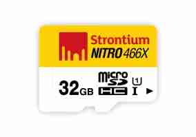Карта памяти Strontium 32 GB microSDHC Nitro UHS-I 466x