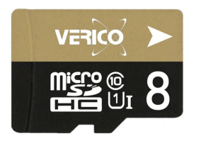 Карта памяти Verico 8GB microSDHC Class 10 + SD-adapter (1MCOV-MAH883-NN)