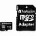 Карта памяти Verbatim 4GB microSDHC Class 4 + SD-adapter