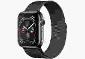 Смарт-годинник Apple (MTX32/MTV62) Watch Series 4 44mm (GPS+LTE) Space Black Stainless Steel Case with Space Black Milanese Loop