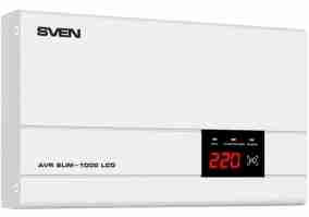 Стабилизатор Sven AVR SLIM-1000 LCD 1 кВА / 800 Вт