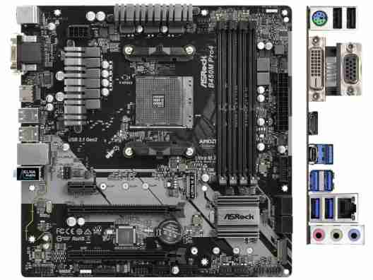 Материнская плата ASRock B450M Pro4