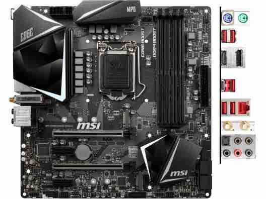 Материнская плата MSI MPG Z390M GAMING EDGE AC