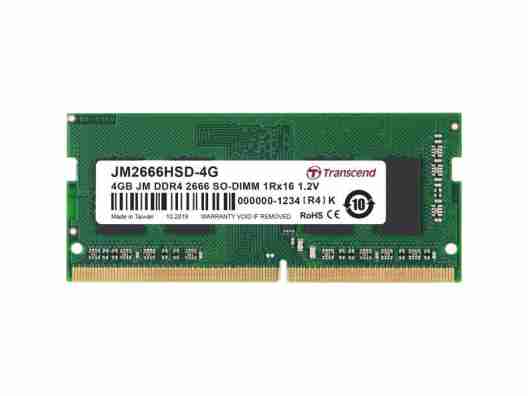 Модуль памяти Transcend 4 GB SO-DIMM DDR4 2666 MHz JetRam (JM2666HSD-4G)