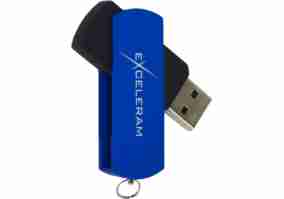 USB флеш накопитель Exceleram 16 GB P2 Series Blue/Black USB 2.0 (EXP2U2BLB16)