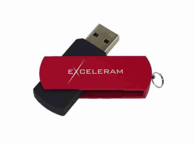 USB флеш накопитель Exceleram 16 GB P2 Series Red/Black USB 3.1 Gen 1 (EXP2U3REB16)