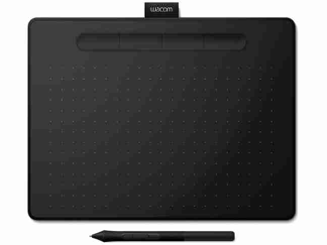 Графический планшет Wacom Intuos M Bluetooth Black (CTL-6100WLK-N)