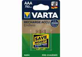 Аккумулятор Varta Rechargeable Accu Endless  4xAAA 750 mAh