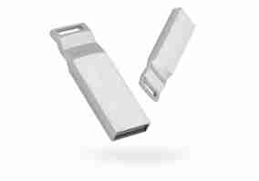 USB флеш накопитель Exceleram 16 GB U2 Series Silver USB 2.0 (EXP2U2U2S16)
