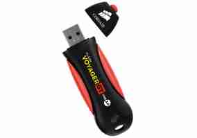 USB флеш накопитель Corsair 256 GB Flash Voyager GT USB 3.0 Black-Red (CMFVYGT3C-256GB)