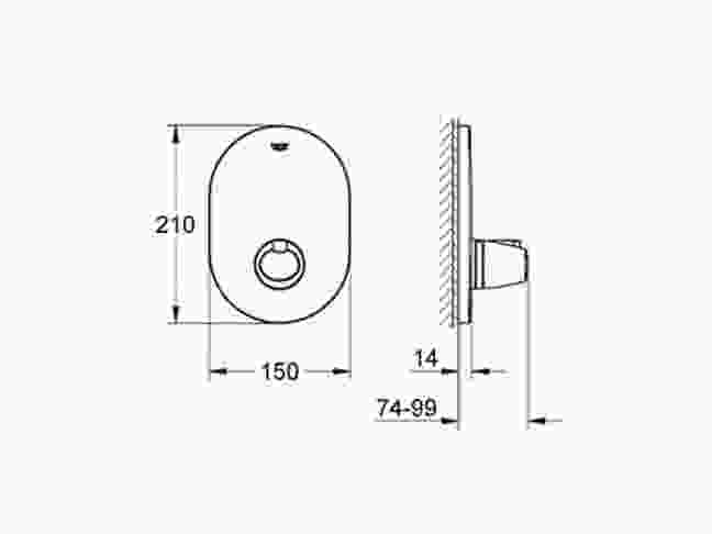 Змішувач Grohe Grohtherm 3000 19356