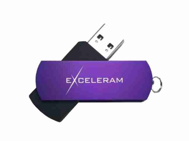 USB флеш накопитель Exceleram P2 Series Black/Grape 16 GB USB 3.1 (EXP2U3GPB16)