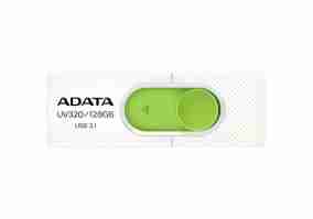 USB флеш накопитель A-Data 128 GB UV320 White/Green (AUV320-128G-RWHGN)
