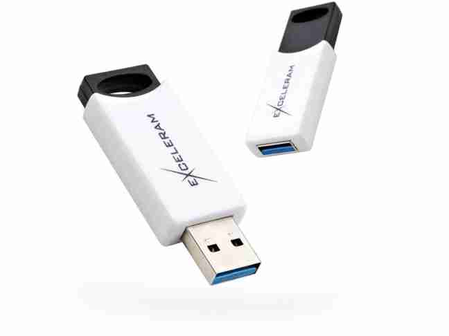 USB флеш накопитель Exceleram 16 GB H2 Series White/Black USB 3.1 Gen 1 (EXU3H2W16)