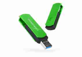 USB флеш накопитель Exceleram 128GB P2 Series Green/Black USB 3.1 Gen 1 (EXP2U3GRB128)