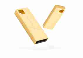 USB флеш накопитель Exceleram 16 GB U1 Series Gold USB 2.0 (EXP2U2U1G16)