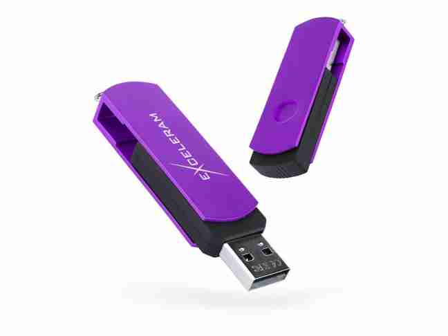 USB флеш накопитель Exceleram 8 GB P2 Series Grape/Black USB 2.0 (EXP2U2GPB08)