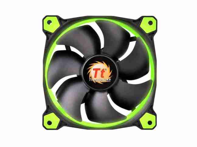 Вентилятор для корпуса Thermaltake Riing 12 Green LED (CL-F038-PL12GR-A)