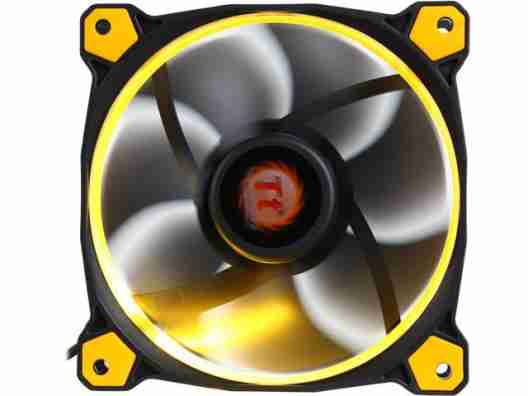 Вентилятор для корпуса Thermaltake Riing 14 Yellow LED (CL-F039-PL14YL-A)