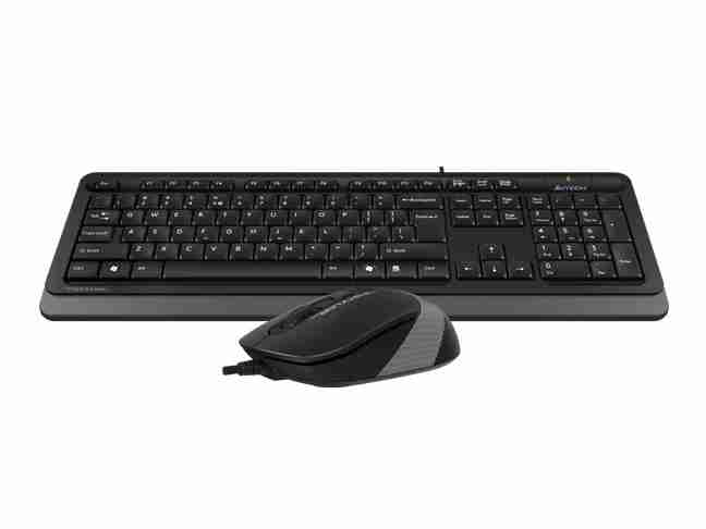 Комплект (клавиатура + мышь) A4 Tech F1010 USB (Grey)