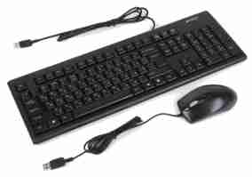 Комплект (клавіатура + миша) A4Tech KR-8572 Black USB