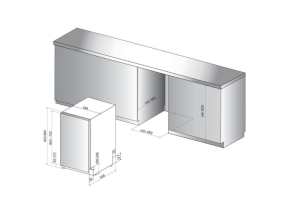 Встраиваемая посудомоечная машина Whirlpool WSIO 3T223 PCE X