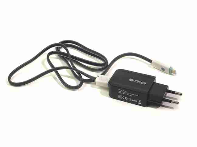 Зарядное устройство PowerPlant W-280 USB/Lightning LED 220В, 5В, 2A (SC230020)