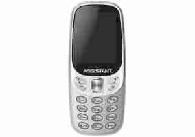 Мобильный телефон Assistant AS-203 Dual Sim Silver