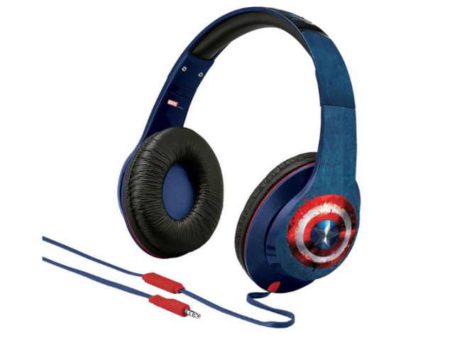 Наушники eKids iHome MARVEL Avengers Civil War Captain America Mic (VI-M40CW.UXV6)