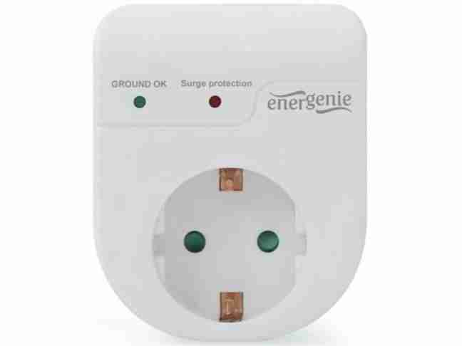 Фильтр в розетку EnerGenie (EG-AC1S-01-W) 1 розетка