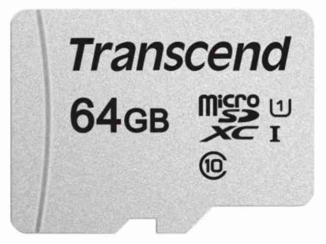 Карта пам'яті Transcend 64 GB microSDXC UHS-I 300S (TS64GUSD300S)