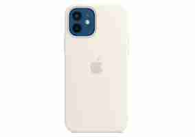Чехол Apple Silicone Case with MagSafe for iPhone 12 HQ White