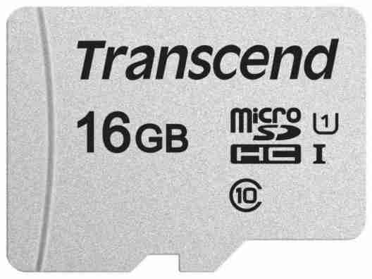 Карта памяти Transcend 16 GB microSDHC UHS-I 300S (TS16GUSD300S)