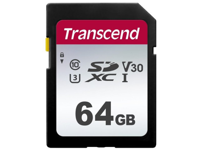 Карта памяти Transcend 64 GB SDXC UHS-I U3 300S (TS64GSDC300S)