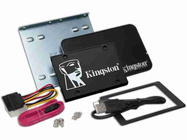 SSD накопитель Kingston 256GB KC600 (SKC600B/256G) Bundle Box