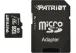 Карта памяти Patriot 128 GB microSDXC UHS-I + SD adapter (PSF128GMCSDXC10)