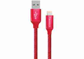 Кабель ColorWay USB - Apple Lightning 2.1А 1м Red (CW-CBUL004-RD)