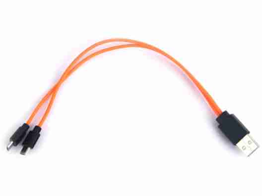 Кабель ColorWay USB - МicroUSB 0.26м Orange (CW-CMU2-OR)