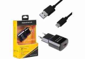 Зарядний пристрій Grand-X Quick Charge QС3.0 + Cable USB-Type C, Cu, 4A, TPE, 1m (CH-550TC)
